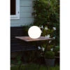 Reality Leuchten Outdoor LED Kugel Tischleuchte BAHAMAS Mit Akku Per USB Aufladbar, Weiß Ø 25cm -Bestes Beleuchtungs Geschäft outdoor led kugel tischleuchte bahamas mit akku pe