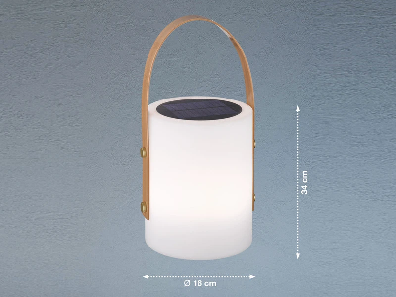 FHL Easy Outdoor Solar Tischleuchte BARI Mit RGB - Beleuchtung Balkon & Garten - 34cm 5 FHL Easy Outdoor Solar Tischleuchte BARI Mit RGB - Beleuchtung Balkon & Garten - 34cm – Bild 3