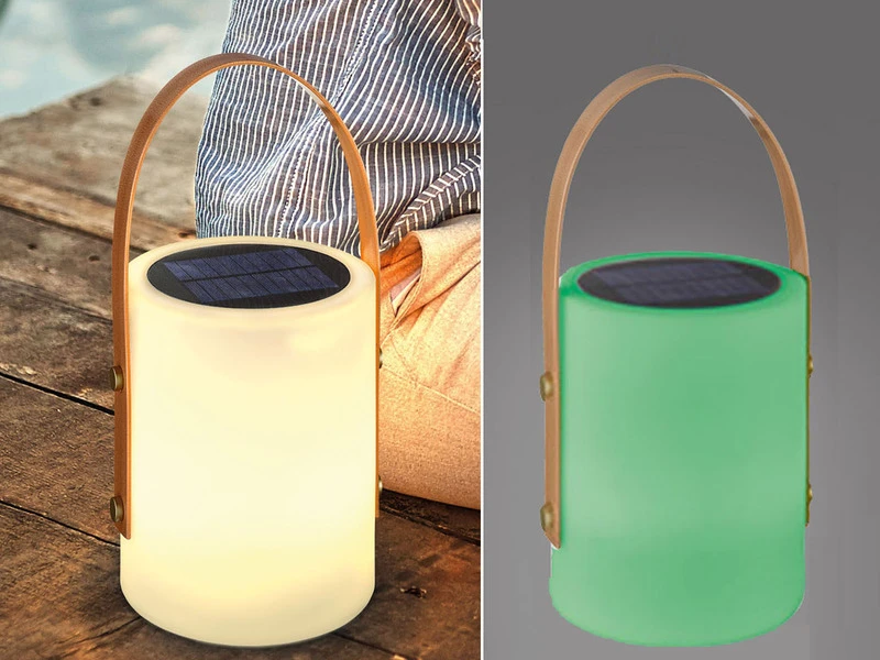 FHL Easy Outdoor Solar Tischleuchte BARI Mit RGB - Beleuchtung Balkon & Garten - 34cm 3 FHL Easy Outdoor Solar Tischleuchte BARI Mit RGB - Beleuchtung Balkon & Garten - 34cm