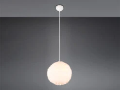 Reality Leuchten Pendelleuchte FURRY Mit Kugel Lampenschirm Aus Plüsch, Ø 35cm -Bestes Beleuchtungs Geschäft pendelleuchte furry mit kugel lampenschirm aus plu 2