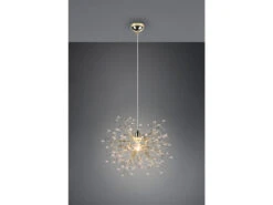 Reality Leuchten Pendelleuchte GLORIA Messing Mit Applikationen Im Florentiner Stil - Ø 52cm -Bestes Beleuchtungs Geschäft pendelleuchte gloria messing mit applikationen im 1 2