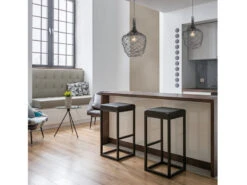 Fischer & Honsel Pendelleuchte MILO Einflammig Mit Drahtgeflecht - Esstischlampe Ø 42cm -Bestes Beleuchtungs Geschäft pendelleuchte milo einflammig mit drahtgeflecht es 4