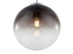 Globo Pendelleuchte VARUS Mit Glaskugel Aus Rauchglas, Ø 30cm -Bestes Beleuchtungs Geschäft pendelleuchte varus mit glaskugel aus rauchglas 30 5