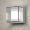 Konstsmide Quadratische Wandleuchte SANREMO, Bruchsicherer Schirm, 6W HP-LED, IP54 -Bestes Beleuchtungs Geschäft quadratische wandleuchte sanremo bruchsicherer sch