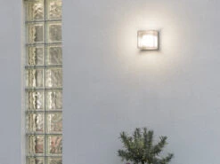 Konstsmide Quadratische Wandleuchte SANREMO, Bruchsicherer Schirm, 6W HP-LED, IP54 -Bestes Beleuchtungs Geschäft quadratische wandleuchte sanremo bruchsicherer sch 2