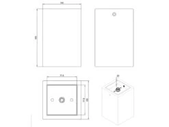 Trio Leuchten Rechteckige Vintage Deckenleuchte CUBE Aus Beton Down Light 15x10cm -Bestes Beleuchtungs Geschäft rechteckige vintage deckenleuchte cube aus beton d 4