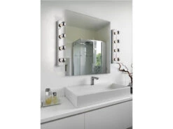 Trio Leuchten Retro Badezimmer Wandleuchte THEATRO In Chrom 55cm - Spiegelleuchte -Bestes Beleuchtungs Geschäft retro badezimmer wandleuchte theatro in chrom 55cm 5