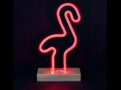 Smartwares Retro LED Tischleuchte / Dekoleuchte Flamingo, Pinkes Licht, Höhe Ca. 33cm -Bestes Beleuchtungs Geschäft retro led tischleuchte dekoleuchte flamingo pinkes 2
