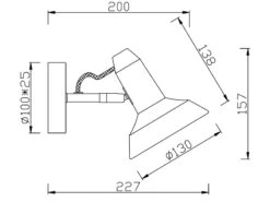 Trio Leuchten Retro Wandstrahler ROXIE 1-flammig Aus Metall In Schwarz / Gold 13 Trio Leuchten Retro Wandstrahler ROXIE 1-flammig Aus Metall In Schwarz / Gold -Bestes Beleuchtungs Geschäft retro wandstrahler roxie 1 flammig aus metall in s 4