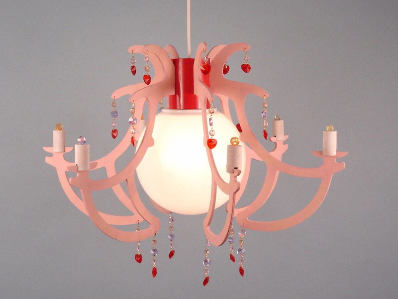 Niermann Romantische Kinderzimmerleuchte Als Kronleuchter Lüster Pendelleuchte ROSATA 3 Niermann Romantische Kinderzimmerleuchte Als Kronleuchter Lüster Pendelleuchte ROSATA