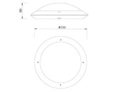Reality Leuchten Runde Außendeckenleuchte Wandlampe CAMARO In Anthrazit - 33 Cm -Bestes Beleuchtungs Geschäft runde aussendeckenleuchte wandlampe camaro in anth 3