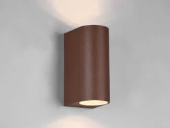 Trio Leuchten Runde Außenwandleuchte ROYA Up And Down Rost-Optik, Höhe 15cm