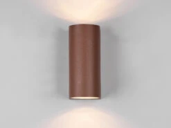 Trio Leuchten Runde Außenwandleuchte ROYA Up And Down Rost-Optik, Höhe 15cm -Bestes Beleuchtungs Geschäft runde aussenwandleuchte roya up and down rost opti 4