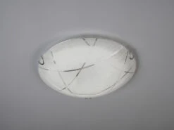 Trio Leuchten Runde Deckenschale SANDRINA Glaslampenschirm Streifendesign Ø 30 Cm 10 Trio Leuchten Runde Deckenschale SANDRINA Glaslampenschirm Streifendesign Ø 30 Cm -Bestes Beleuchtungs Geschäft runde deckenschale sandrina glaslampenschirm strei 2