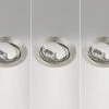 Trio Leuchten Runde Einbaustrahler Decke JURA 3er Set Ø 8,3cm Schwenkbar Silber Matt GU10 -Bestes Beleuchtungs Geschäft runde einbaustrahler decke jura 3er set 83cm schwe