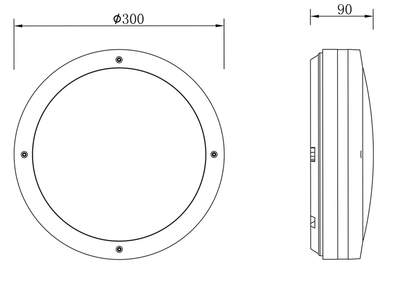 MeineWunschleuchte Runde LED Außendeckenleuchte Wandlampe 2er Set In Anthrazit 7 MeineWunschleuchte Runde LED Außendeckenleuchte Wandlampe 2er Set In Anthrazit – Bild 5