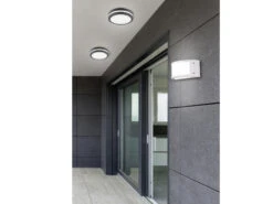 Reality Leuchten Runde LED Außendeckenleuchte Wandlampe KENDAL In Anthrazit -Bestes Beleuchtungs Geschäft runde led aussendeckenleuchte wandlampe kendal in 1 4