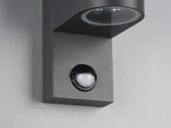 MeineWunschleuchte Runde LED Außenwandleuchte Downlight Mit Bewegungsmelder, Anthrazit -Bestes Beleuchtungs Geschäft runde led aussenwandleuchte downlight mit bewegung 3