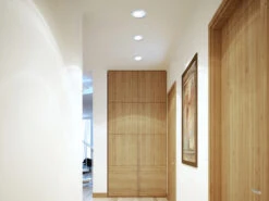 Trio Leuchten Runde LED Deckeneinbaustrahler 2er Set In Silber Chromfarben Ø 8,2cm -Bestes Beleuchtungs Geschäft runde led deckeneinbaustrahler 2er set in silber c 5