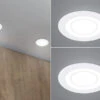 Trio Leuchten Runde LED Deckeneinbaustrahler 2er Set In Weiß Matt Ø 8,2cm -Bestes Beleuchtungs Geschäft runde led deckeneinbaustrahler 2er set in weiss ma