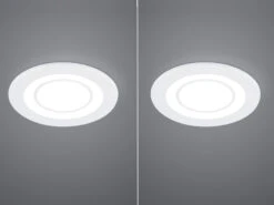 Trio Leuchten Runde LED Deckeneinbaustrahler 2er Set In Weiß Matt Ø 8,2cm 13 Trio Leuchten Runde LED Deckeneinbaustrahler 2er Set In Weiß Matt Ø 8,2cm -Bestes Beleuchtungs Geschäft runde led deckeneinbaustrahler 2er set in weiss ma 2