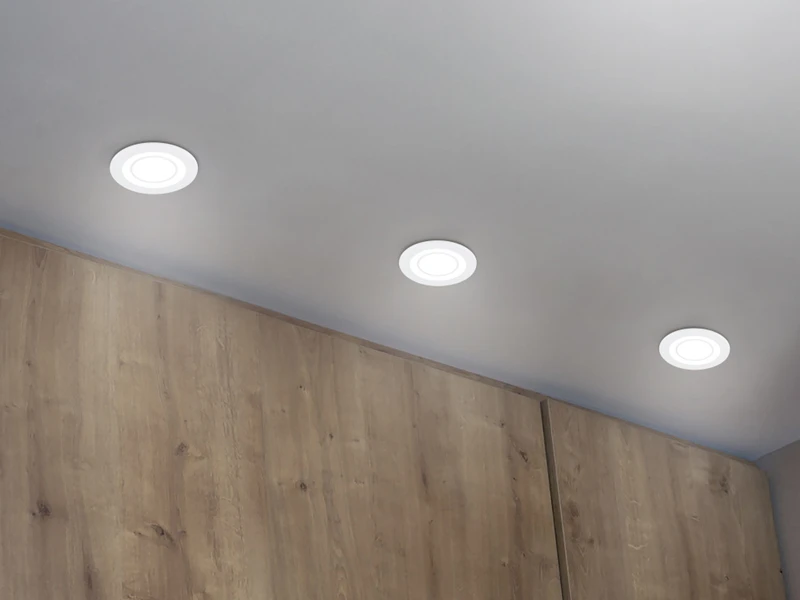 Trio Leuchten Runde LED Deckeneinbaustrahler 2er Set In Weiß Matt Ø 8,2cm 7 Trio Leuchten Runde LED Deckeneinbaustrahler 2er Set In Weiß Matt Ø 8,2cm – Bild 5