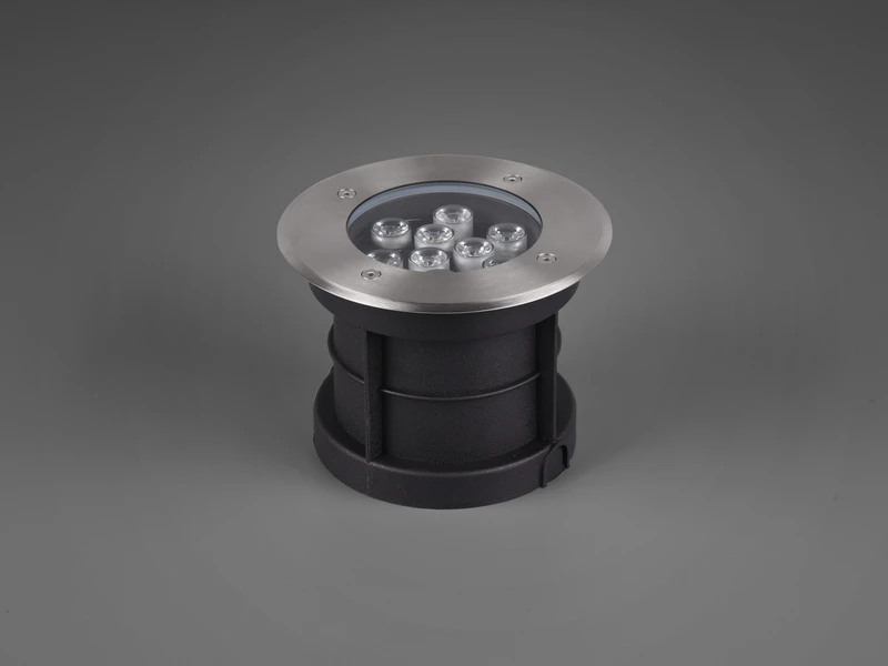 Trio Leuchten Runder Bodeneinbauspot BELAJA Edelstahl Ø 16cm IP65 - Bodenstrahler Für Einfahrt 9 Trio Leuchten Runder Bodeneinbauspot BELAJA Edelstahl Ø 16cm IP65 - Bodenstrahler Für Einfahrt – Bild 7