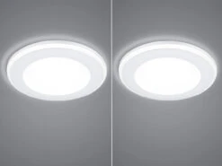 Trio Leuchten Runder LED Deckeneinbaustrahler 2er Set In Weiß Matt Ø 14,8cm 13 Trio Leuchten Runder LED Deckeneinbaustrahler 2er Set In Weiß Matt Ø 14,8cm -Bestes Beleuchtungs Geschäft runder led deckeneinbaustrahler 2er set in weiss m 2