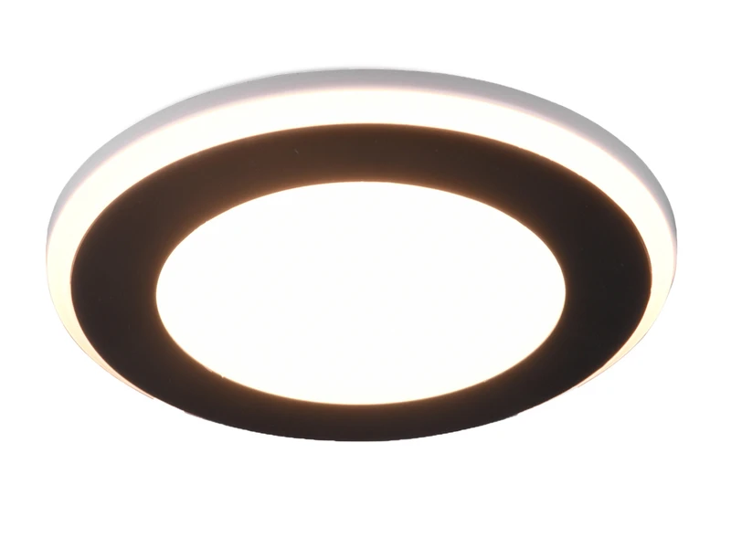 Trio Leuchten Runder LED Deckeneinbaustrahler AURA Schwarz Matt Ø 14,8cm 4 Trio Leuchten Runder LED Deckeneinbaustrahler AURA Schwarz Matt Ø 14,8cm – Bild 2