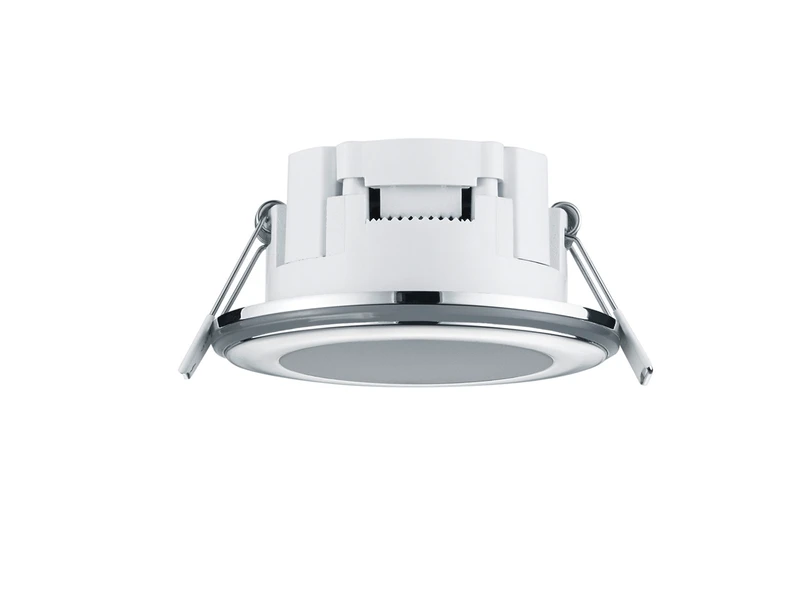 Trio Leuchten Runder LED Deckeneinbaustrahler AURA Silber Chromfarben Ø 8,2cm 9 Trio Leuchten Runder LED Deckeneinbaustrahler AURA Silber Chromfarben Ø 8,2cm – Bild 7