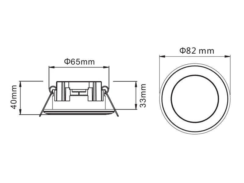 Trio Leuchten Runder LED Deckeneinbaustrahler AURA Silber Chromfarben Ø 8,2cm 11 Trio Leuchten Runder LED Deckeneinbaustrahler AURA Silber Chromfarben Ø 8,2cm – Bild 9