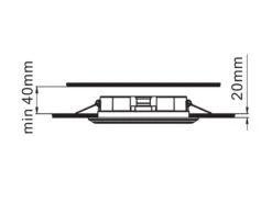 Trio Leuchten Runder LED Deckeneinbaustrahler AURA Silber Chromfarben Ø 14,8cm -Bestes Beleuchtungs Geschäft runder led deckeneinbaustrahler aura silber chromf 8