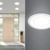 Trio Leuchten Runder LED Deckeneinbaustrahler CORE In Weiß Matt Ø 14,8cm -Bestes Beleuchtungs Geschäft runder led deckeneinbaustrahler core in weiss matt 10