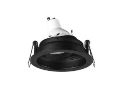 Trio Leuchten Runder LED Deckeneinbaustrahler Schwarz Matt, Schwenkbar Ø 9,2cm -Bestes Beleuchtungs Geschäft runder led deckeneinbaustrahler schwarz matt schwe 3