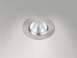 Trio Leuchten Runder LED Deckeneinbaustrahler ZAGROS Dimmbar In Silber Matt, IP65 -Bestes Beleuchtungs Geschäft runder led deckeneinbaustrahler zagros dimmbar in 1 2