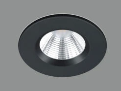 Trio Leuchten Runder LED Deckeneinbaustrahler ZENIA Dimmbar In Schwarz, IP65 -Bestes Beleuchtungs Geschäft runder led deckeneinbaustrahler zenia dimmbar in s 2