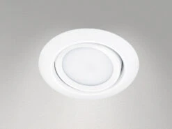 Trio Leuchten Runder LED Einbaustrahler RILA Schwenkbar Weiß Matt 5 Watt - Deckenbeleuchtung