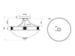 Trio Leuchten Rustikale LED Deckenleuchte Rostoptik Mit Glasschirm Alabasterfarben Ø 42cm -Bestes Beleuchtungs Geschäft rustikale led deckenleuchte rostoptik mit glasschi 6
