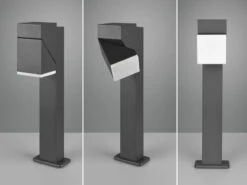 Trio Leuchten Schwenkbare LED Außen Wegeleuchte AVON Höhe 50cm, Anthrazit -Bestes Beleuchtungs Geschäft schwenkbare led aussen wegeleuchte avon hoehe 50cm 4