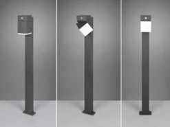Trio Leuchten Schwenkbare LED Außen Wegeleuchte AVON Mit Bewegungsmelder, H: 100cm -Bestes Beleuchtungs Geschäft schwenkbare led aussen wegeleuchte avon mit bewegu 4