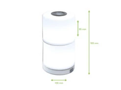 Lutec Smarte Akku LED Außentischleuchte NOMA - Basis SET Erweiterbar, RGB Ø10cm -Bestes Beleuchtungs Geschäft smarte akku led aussentischleuchte noma basis set 1 3