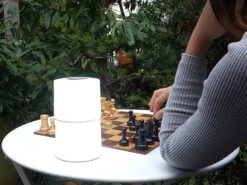 Lutec Smarte Akku LED Außentischleuchte NOMA - Basis SET Erweiterbar, RGB Ø10cm -Bestes Beleuchtungs Geschäft smarte akku led aussentischleuchte noma basis set 1 4