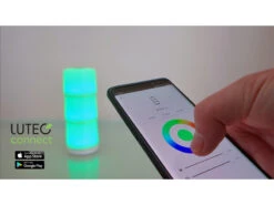 MeineWunschleuchte Smarte LED Außentischleuchte - 3er SET Mit Akku & RGB Dimmbar Ø10cm -Bestes Beleuchtungs Geschäft smarte led aussentischleuchte 3er set mit akku rgb 9