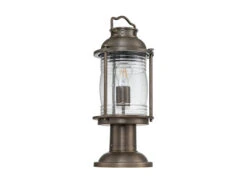 KICHLER Sockel Laterne ASHLAND BAY Im Industriedesign, Bronze Höhe 47cm -Bestes Beleuchtungs Geschäft sockel laterne ashland bay im industriedesign bron 4