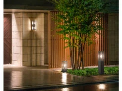 Trio Leuchten Sockelleuchte GARONNE Silber Zinkfarben Höhe 40cm - Außenleuchten Wegeleuchten -Bestes Beleuchtungs Geschäft sockelleuchte garonne silber zinkfarben hoehe 40cm 4