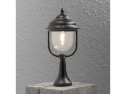 Konstsmide Sockelleuchte PARMA Laterne Außen Im Landhausstil, Schwarz, Höhe 54cm