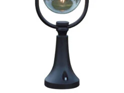 Konstsmide Sockelleuchte PARMA Laterne Außen Im Landhausstil, Schwarz-Silber, Höhe 54cm -Bestes Beleuchtungs Geschäft sockelleuchte parma laterne aussen im landhausstil 2