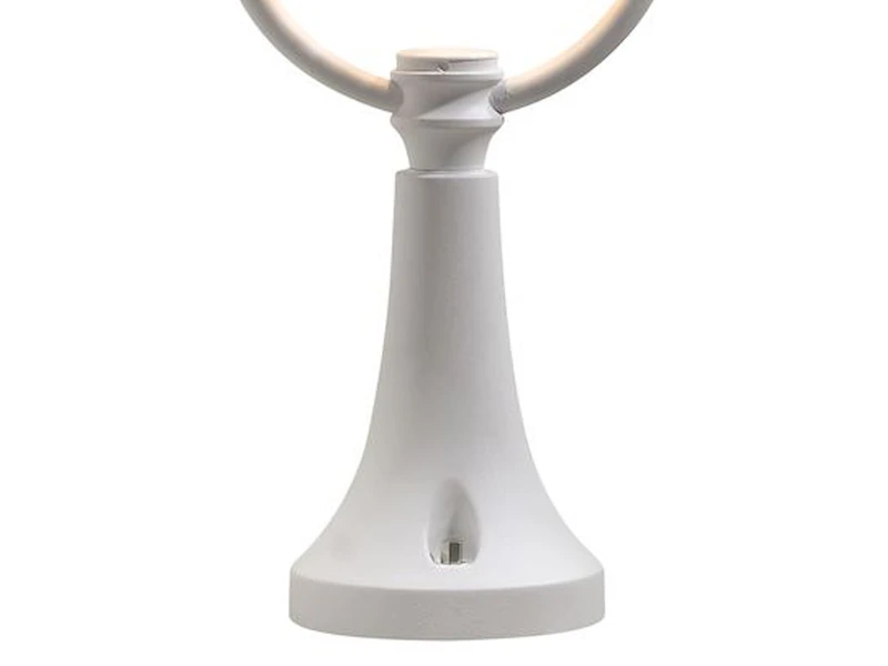 Konstsmide Sockelleuchte PARMA Laterne Außen Im Landhausstil, Weiß, Höhe 54cm 6 Konstsmide Sockelleuchte PARMA Laterne Außen Im Landhausstil, Weiß, Höhe 54cm – Bild 4