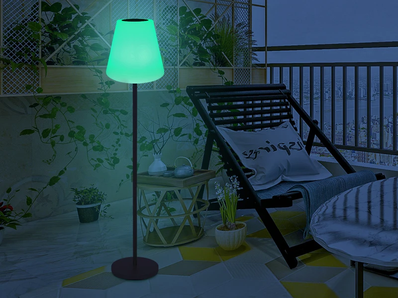 Globo Solar & Akku Stehlampe Mit Fernbedienung, Auch Per USB Ladbar, Höhe 150cm 14 Globo Solar & Akku Stehlampe Mit Fernbedienung, Auch Per USB Ladbar, Höhe 150cm – Bild 12