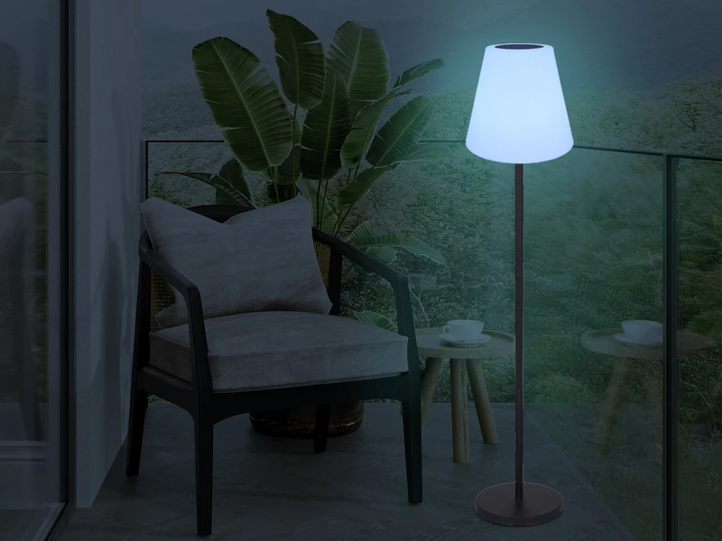 Globo Solar & Akku Stehlampe Mit Fernbedienung, Auch Per USB Ladbar, Höhe 150cm 15 Globo Solar & Akku Stehlampe Mit Fernbedienung, Auch Per USB Ladbar, Höhe 150cm – Bild 13